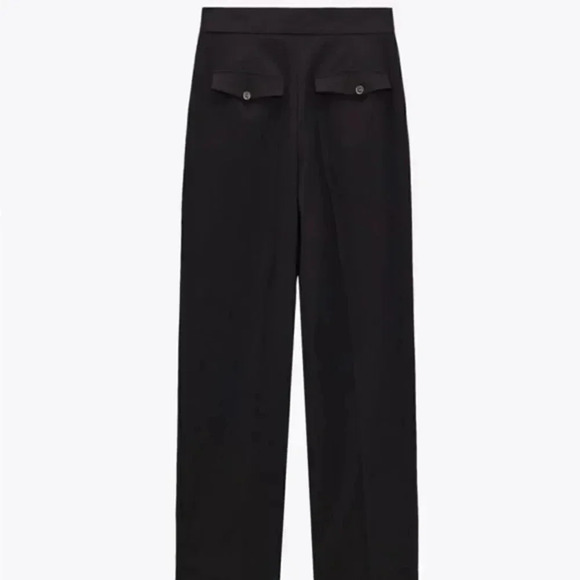 Zara FULL-LENGTH MENSWEAR STYLE PANTS - Picture 4 of 13